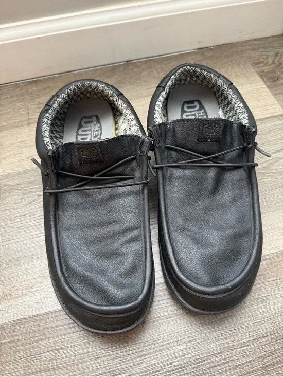 Hey Dude Black Men's Casual Slip-On Loafers