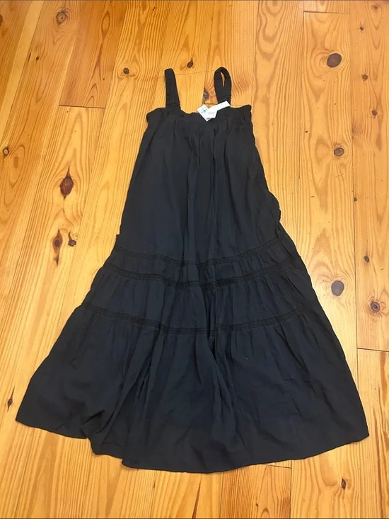 Abercrombie & Fitch Black Maxi Sundress
