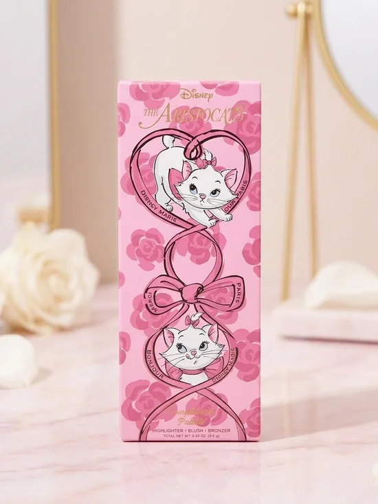 Disney Aristocats Marie Cheek Trio Blush Bronzer Highlighter Palette