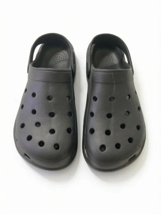 Men's Black Slip-On Clog - Lightweight Comfort