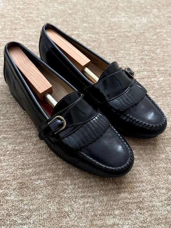 Cole Haan Kiltie Monk Strap Slip On Loafers