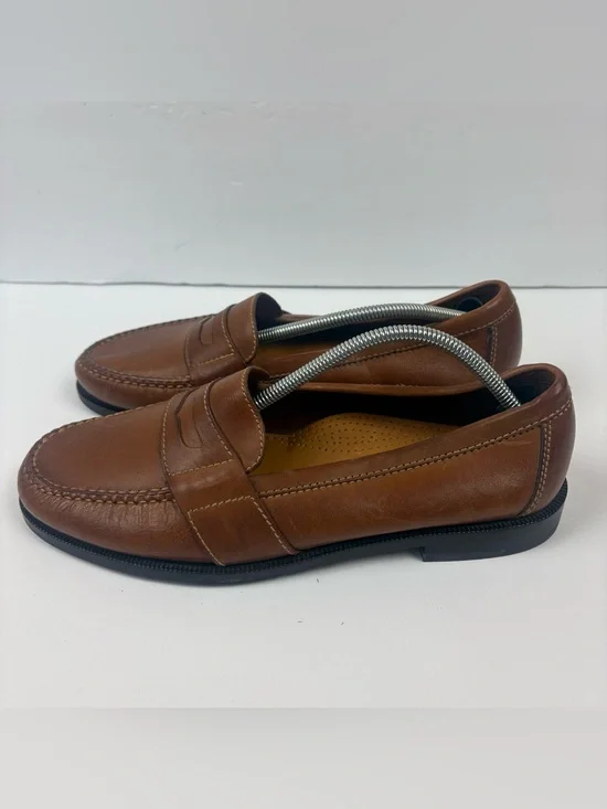Cole Haan Pinch Prep Penny Loafer - Men's Brown Shoes Size 10.5W 01462