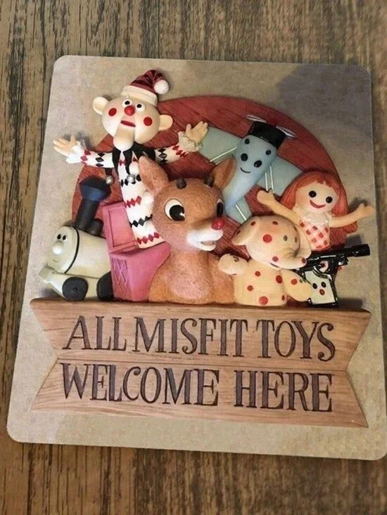 All‎ Misfit Toys Welcome Here Rudolph Reindeer Classic Cartoon Mouse Pad