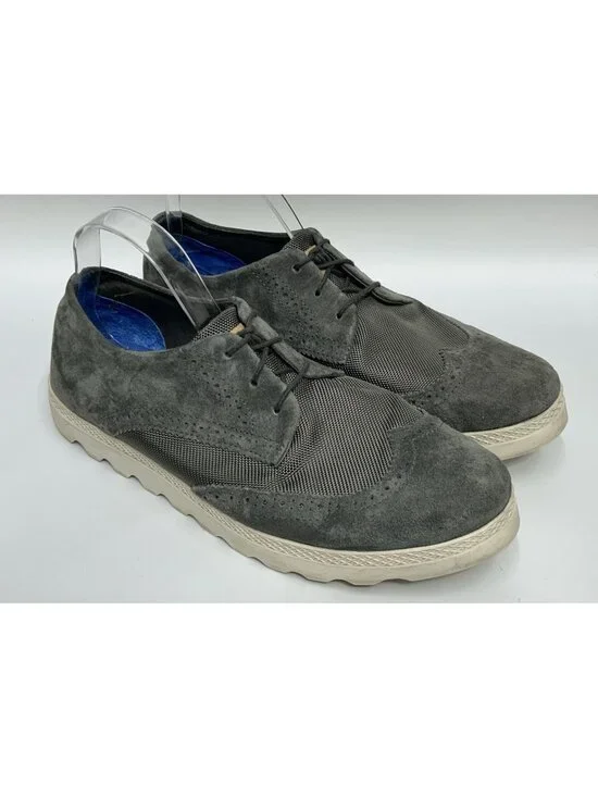 PF Flyers Men's Suede Wing Tip Oxford Sneakers Size 12 Grey Preppy School Work