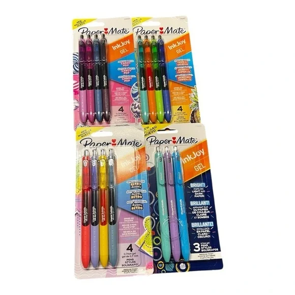 Pen Bundle Paper Mate InkJoy Gel Pens Assorted Colors (4packs)