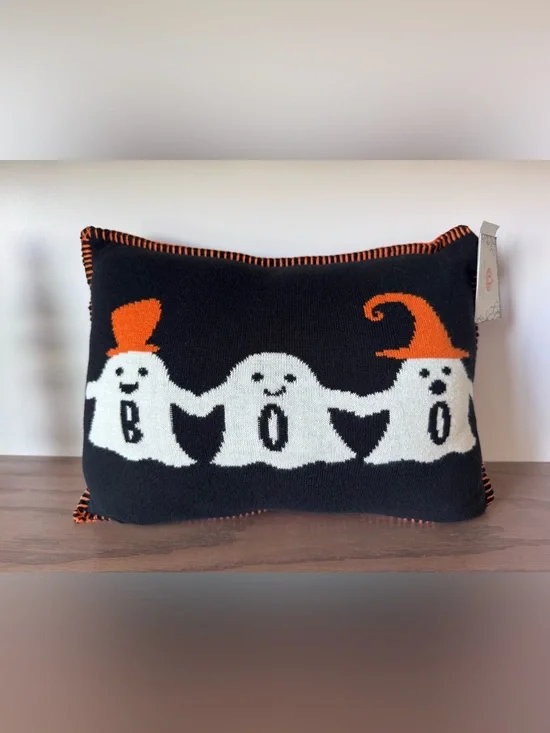 Hallow Home Halloween Ghosts Accent Pillow