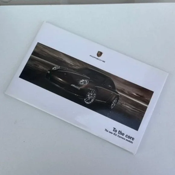 Porsche 911 Carrera Type 997 To The Core Hardcover Sales Brochure 2009 Book