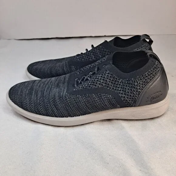 G.H. Bass & Co. Connor KT Oxford Mens Gray Black Casual Knit Shoes Size 10