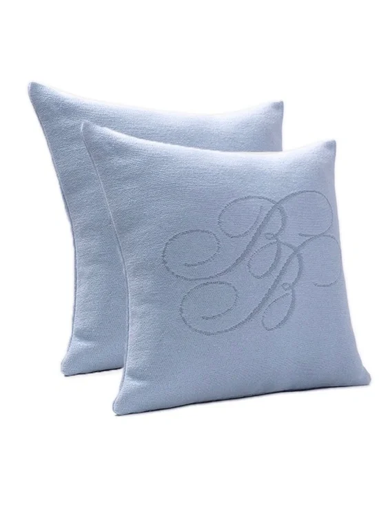 Brooks Brothers Chambray Decorative Pillow Set of 2 - New