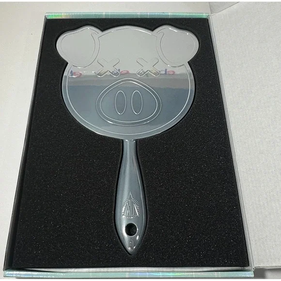 Jeffree Star x Shane Dawson Silver Pig Handheld Mirror Makeup Discontinued