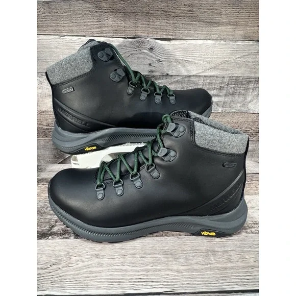 Merrell Ontario Thermo Mid Waterproof Boots J16937‎ Black Men Size 7