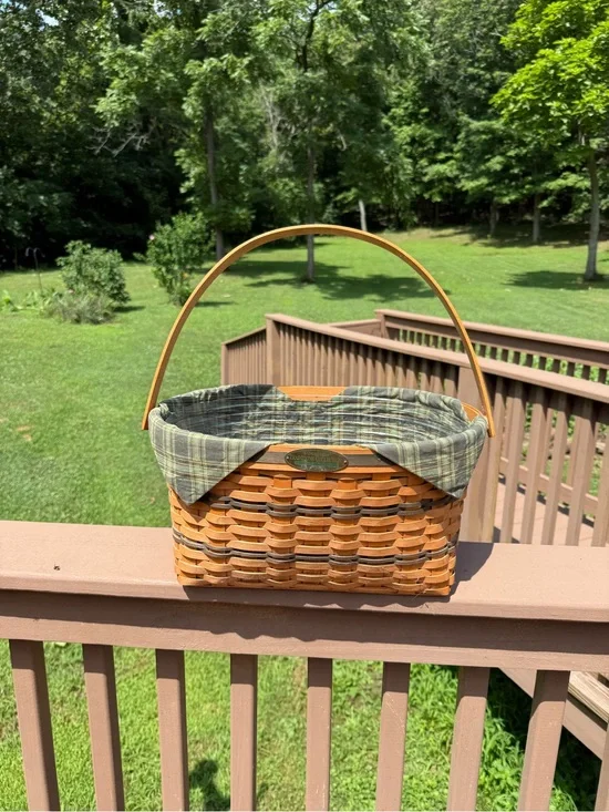 Vtg Longaberger Traditions Family Basket Set Signed by Jerry Judy & Wendy