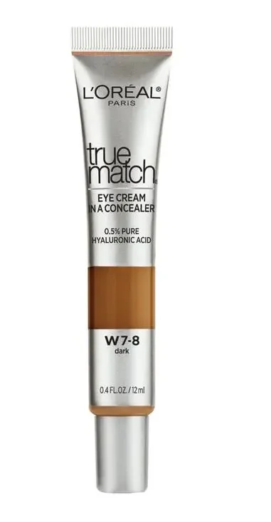 3- L'Oréal Paris True Match Eye Cream NEW Concealer dark shade N 7-8 dark fonce