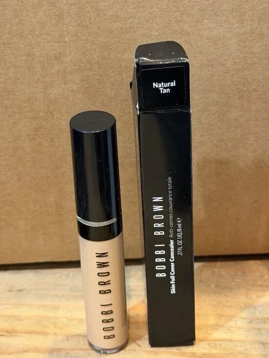 Bobbi Brown Skin Full Cover Concealer Weightless Longwear Natural Tan 0.27 Fl Oz
