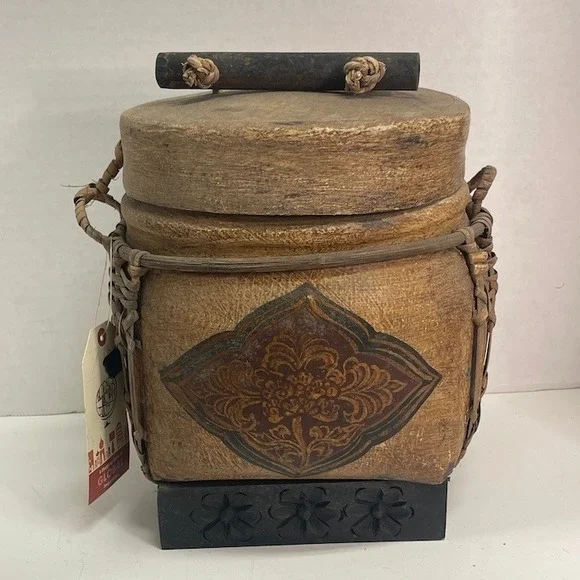 Target Home 2007 Decorative Thai-Style Rice Basket Accent - 10