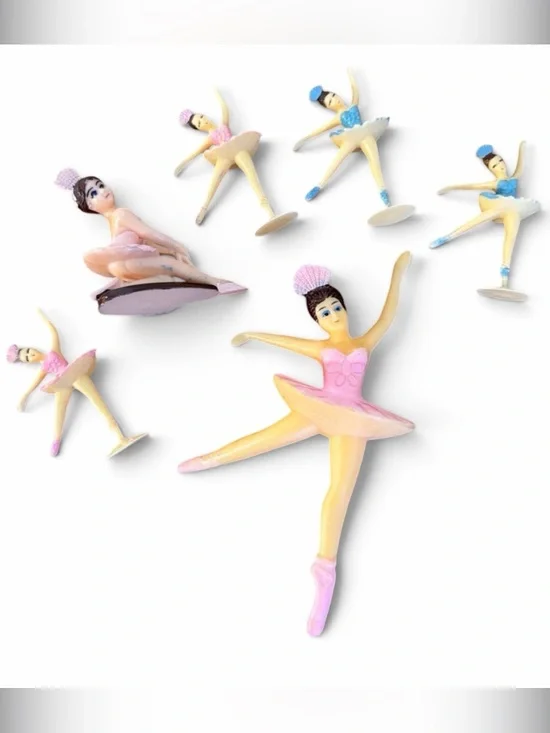 Vintage Ballerina cake toppers