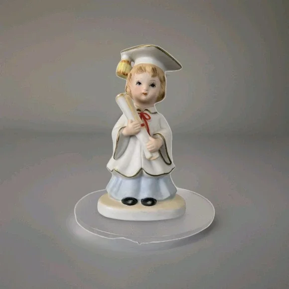 Lefton Girl‎ Graduate Figurine Or Cake Topper Graduation Gift