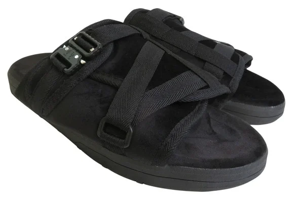 New DRACO Remastered Phantom Black Men Sz 13 13.5 14  Sandals Slides w/ Dust Bag