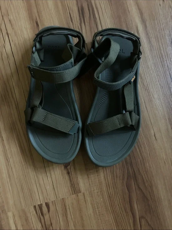 Teva Olive/Khaki Men’s Adjustable Strap Sandals