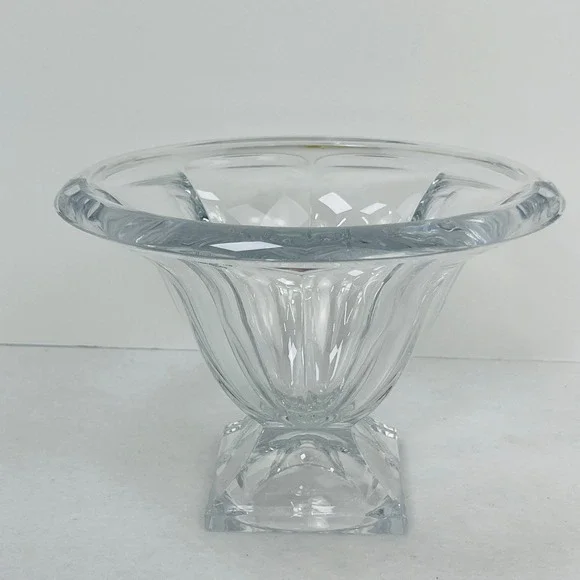 Royal Limited 24% Lead Crystal Votive Candle Holder Czech Republic Flared Bowl