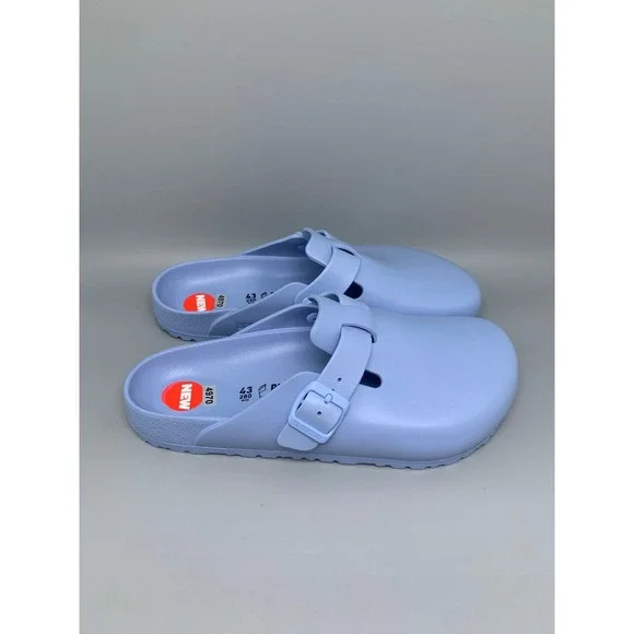 Birkenstock Boston EVA Sky Blue Clogs 1019142 Men's Sz 10 Women's Sz 12
