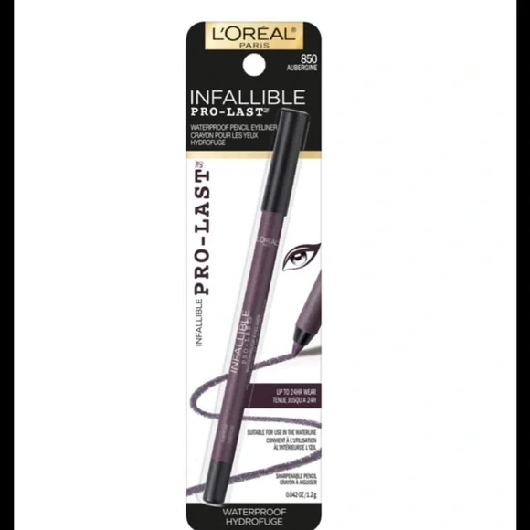 L’oréal PARIS AUBERGINE PRO LAST EYE PENCIL AUBERGINE‎ COLOR #850