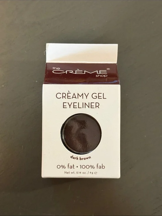 🌻 The Creme Shop Creamy Gel Eyeliner in Dark Brown NWT