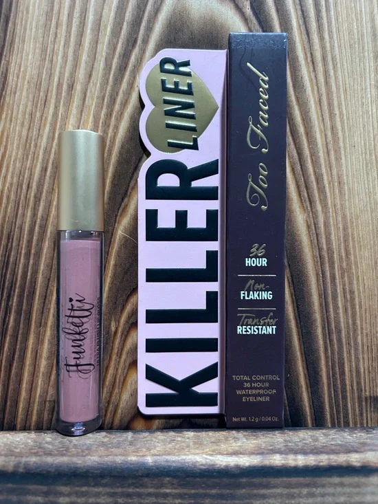 Too Faced Killer Liner Waterproof Expresso Eyeliner - Rose Pink Funfetti Gloss