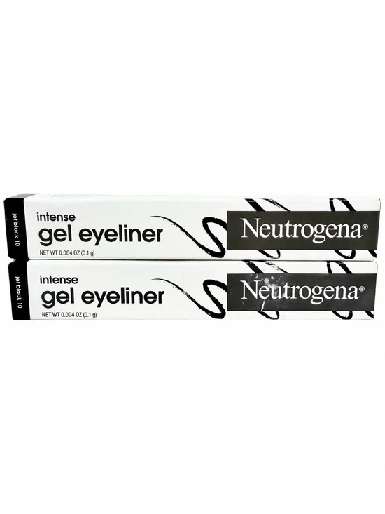 {Set of 2} Neutrogena Intense Gel Eyeliner JET BLACK (10) ~ New in Box