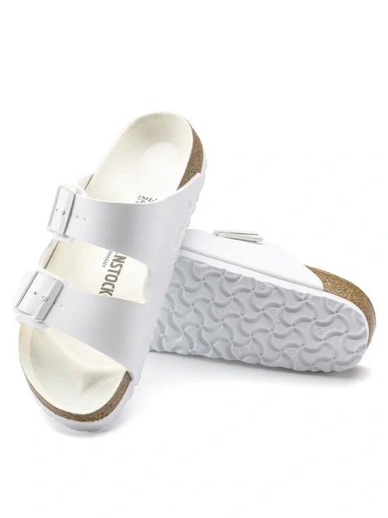 Birkenstock Arizona Triple White  Birko-Flor 44R