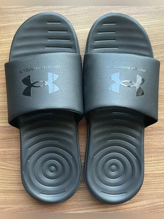 Under Armour Ansa Fixed Performance Sport Slides Sandals Men's Size 8