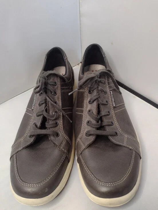 Mephisto Hero Perf Mens Size 13 Gray Leather  Work Dress Comfort Sneakers B12