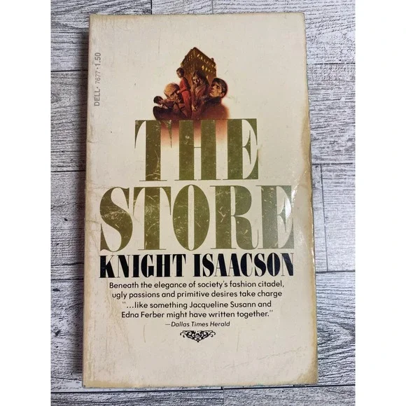 The Store by‎ Knight Isaacson 1975 Vintage Dell Paperback Fashion Drama Novel