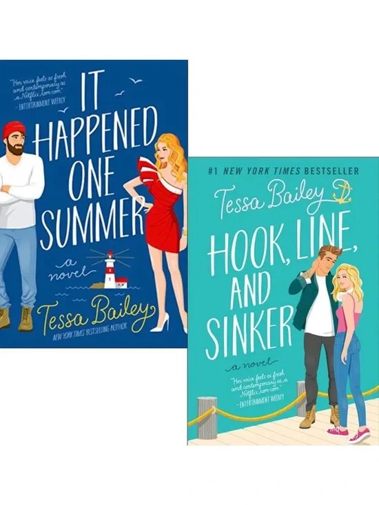 It happened one summer and Hook, line, and sinker by Tessa Bailey
