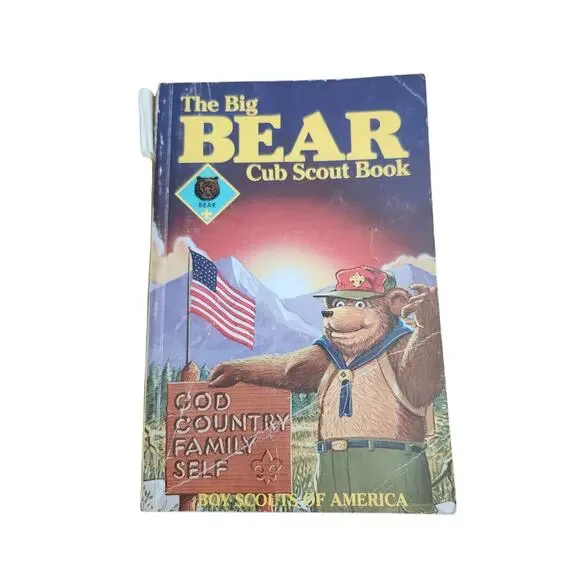 1984 The Big Bear Cub Scout Book Boy Scouts Of America Book Paperback Viintage