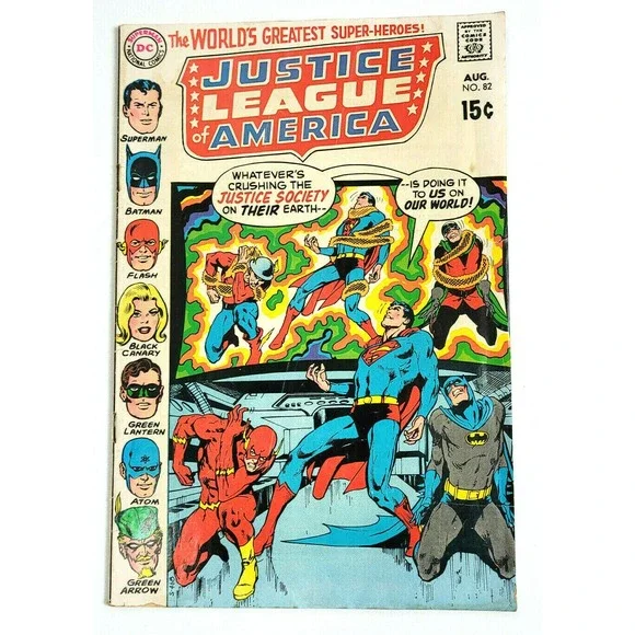 JUSTICE LEAGUE OF AMERICA # 82‎ - (1970) JUSTICE SOCIETY APP