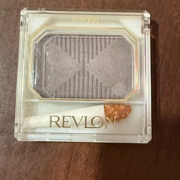 Revlon Custom Eyes Sheer Eye Shadow Eyeshadow Gauzy‎ Grey  Vtg New RARE HTF
