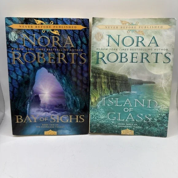 Nora Roberts The Guardians Trilogy Book 2 Bay Of‎ Sighs Book 3 Island Of Glass