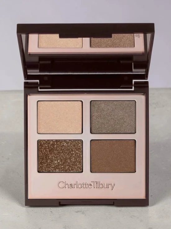Charlotte Tilbury Warm Brown & Gold Eyeshadow Quad in The Golden Goddess