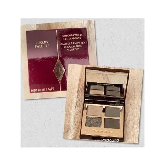 New in Box read, Charlotte Tilbury luxury palette The rock chick