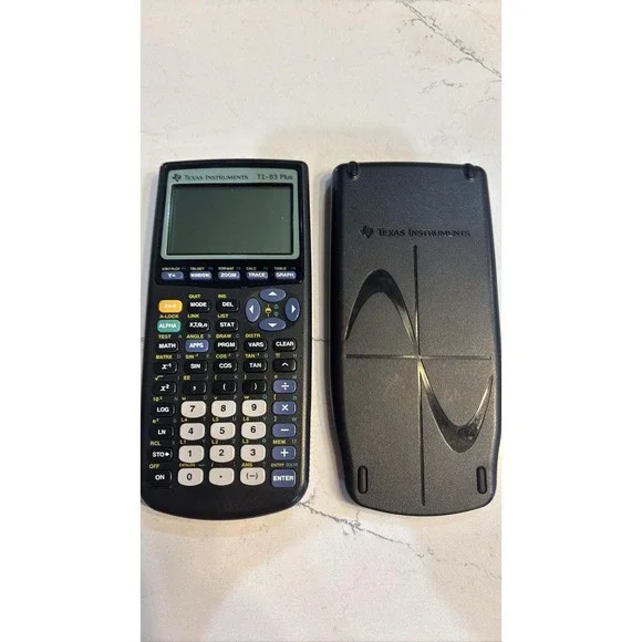 Texas Instruments TI-83 Plus Graphing Calculator with Slide Cover