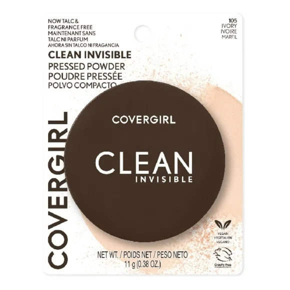 ⭐4/$15 Covergirl Clean Invisible Pressed Powder Ivory