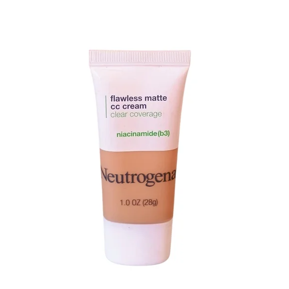 3 x Neutrogena Clear Coverage Flawless Matte Color Correcting Cream, 6.0 Wheat