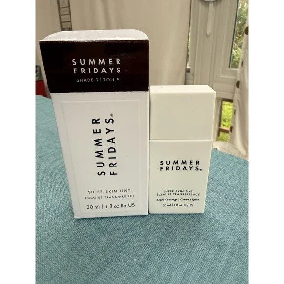 Shade 9 - Summer Fridays Sheer Skin Tint 1 Oz NEW Vegan Fragrance Free