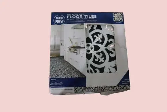 FloorPops Gothic Peel & Stick Vinyl Floor Tiles (10 Tiles, 12in x 12in)