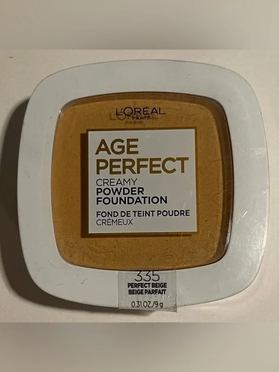 L’Oreal Loreal Paris Age Perfect Creamy Powder Foundation, Perfect Beige 335.