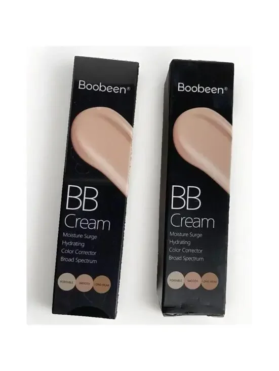 Boobeen BB Cream Moisturizer Surge, Hydrating Color Corrector Broad Spectrum 2pc