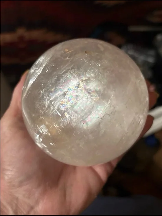 Optical Calcite Sphere over 2lbs HQ