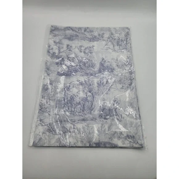 Blue Toile de Jouy Pattern Tissue Paper Sheets Gift Wrap OS