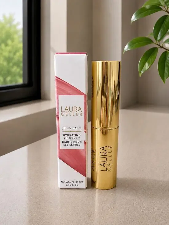 $24 Laura Geller Jelly Balm Hydrating Lip Color Kiss-N-Tell 3g NIB